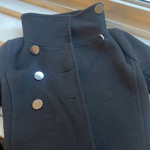 Aritzia Babaton XXS Wool/Cashmere blend coat black - Picture 4 of 6
